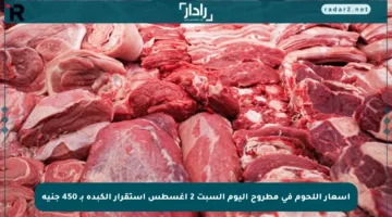 أسعار اللحوم في مطروح اليوم السبت 2 أغسطس استقرار الكبدة بـ 450 جنيه